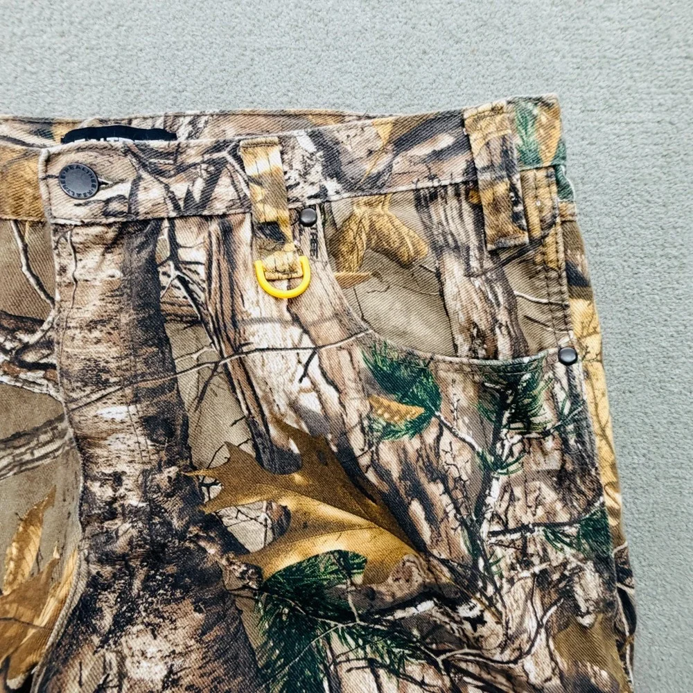 RealTree Camouflage Jeans Mens 38x32 (Actual 38x31)‎ Lined Hunting Style# 5191-5